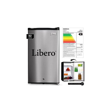 FRIGOBAR LIBERO LFB-101S 92 LITROS STYLE INOX
