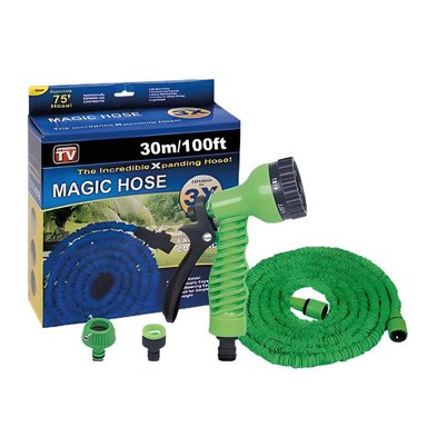 MANGUERA R-003 EXPANDIBLE 30 METROS MAGIC HOSE VERDE