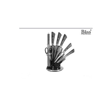 SET DE CUCHILLOS BASS MK-Y19461 METAL 8PZAS