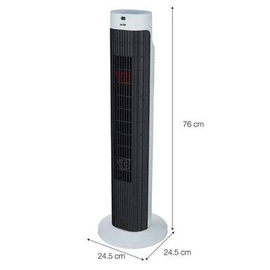 VENTILADOR DE TORRE CON CONTROL REMOTO SOLE SOLAIR019 BLANCO - 6
