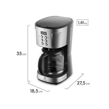 CAFETERA ELECTROLUX ECM30 FILTRO PROGRAMABLE 38 TAZAS EXPERIENCE - 5