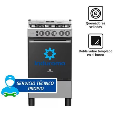 COCINA DE 4 HORNILLA Y HORNO CON ENCENDIDO ELECTRICO INDURAMA MATISSE