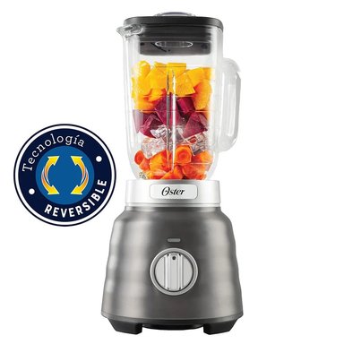 LICUADORA OSTER BLSTPBRGR REVERSIBLES 1.75 LTS 2 VEL CON VASO VIDRIO GRIS 1500W