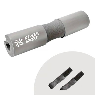 ALMOHADILLA DE BARRA PARA SENTADILLAS PROTECTOR GRIS