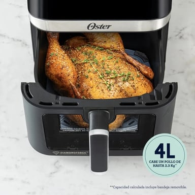 FREIDORA DE AIRE OSTER CKSTAF40WDDF 4 L DIGITAL DIAMOND FORCE - 4
