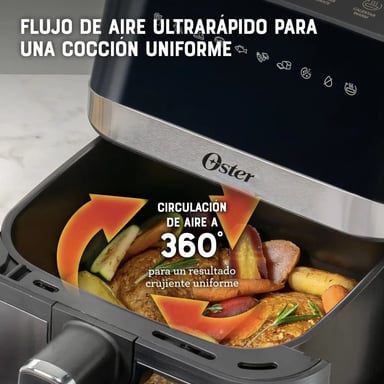 FREIDORA DE AIRE OSTER CKSTAF40WDDF 4 L DIGITAL DIAMOND FORCE - 5