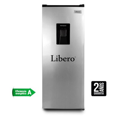 REFRIGERADORA CON DISPENSADOR DE AGUA 175L DEFROST LIBERO LROD190DFIW INOX