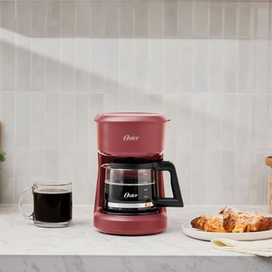 CAFETERA DE FILTRO REUTILIZABLE OSTER BVSTDCS51R 5TZ ROJA - 6
