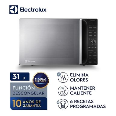 MICROONDAS ELECTROLUX FREESTANDING ELECTRICO EMDY31S2MXM 31LT