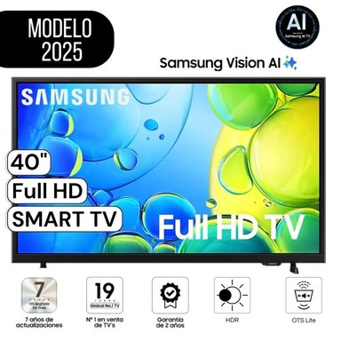 TELEVISOR FULL HD SMART TV SAMSUNG 40F6000FGX (2025) 40' NEGRO - 1
