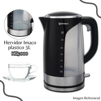 HERVIDOR ELÉCTRICO IMACO DE 3 LT DE 2200W - KE3000