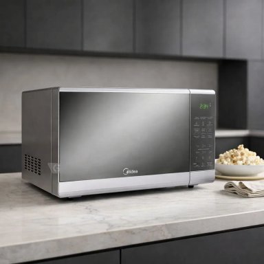 HORNO MICROONDAS 20L PRACTIA PUERTA ESPEJO MMDF07S2MG-PE MIDEA - 6