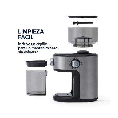 MOLINILLO DE CAFÉ, AUTOMÁTICO, DE MUELAS, 18 CONFIGURACIONES DE MOLIENDA, BVSTBMH24 - 3