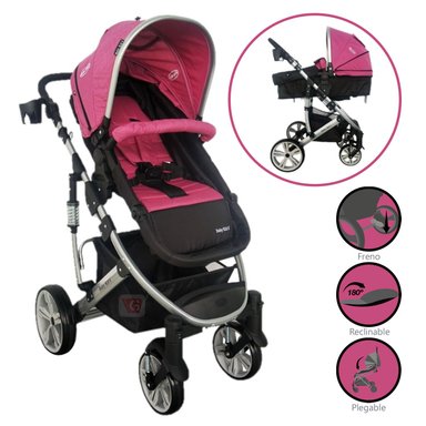 BABY KITS COCHE DEPORTIVO MOISES SPRING PINK