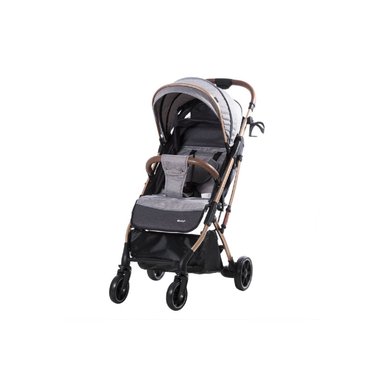 COCHE DE PASEO TIPO MALETA EBABY SUNNY GOLD GRIS CLARO