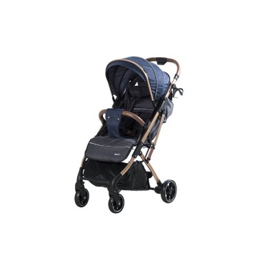 COCHE DE PASEO TIPO MALETA EBABY SUNNY GOLD AZUL