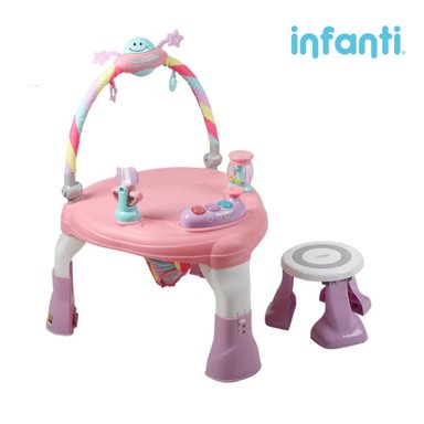 CENTRO DE ACTIVIDADES INFANTI 2 EN 1 BG-2528B ROSADO PARA BEBÉ