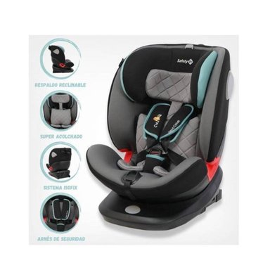 SILLA AUTO SAFETY 1ST NEXT DRIVE Q90 GRIS-TURQUESA RECIÉN NACIDO