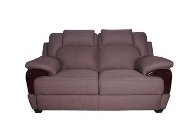 SOFA LINEA UNO EGIPTO 2 CUERPOS CANELA