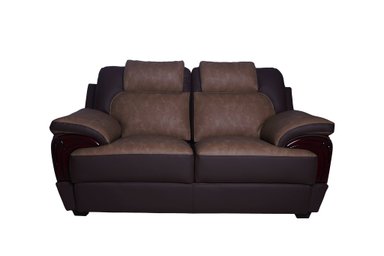SOFA LINEA UNO EGIPTO 2 CUERPOS CHOCOLATE