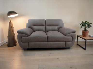 SOFA LINEA UNO MUEBLES 2 CUERPOS ATLANTIC CHOCOLATE