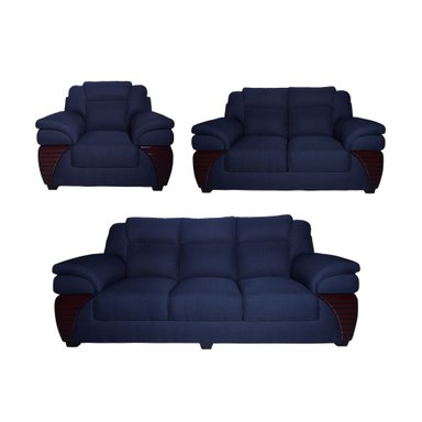 SALA LINEA UNO MUEBLES FARAON PETROLEO 3-2-1