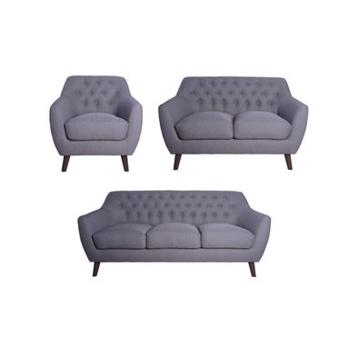 JUEGO SALA LÍNEA UNO MUEBLES SOFIA 3-2-1