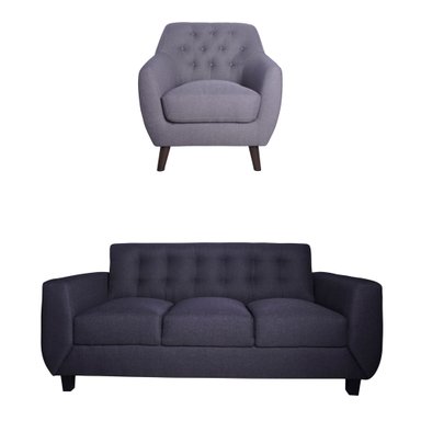 JUEGO SALA LÍNEA UNO MUEBLES KIA 3-BUTACA