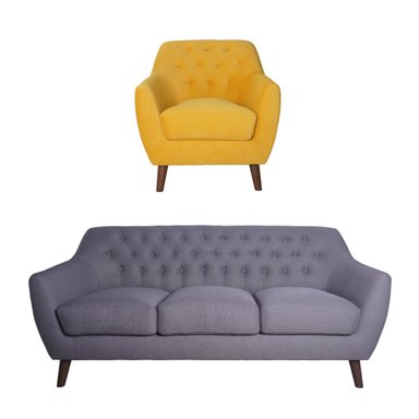 JUEGO SALA LÍNEA UNO MUEBLES SOFIA 3-1