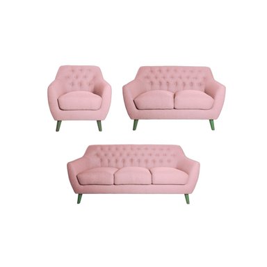 JUEGO SALA LÍNEA UNO MUEBLES SOFIA 3-2-1