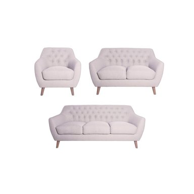 JUEGO SALA LÍNEA UNO MUEBLES SOFIA 3-2-1