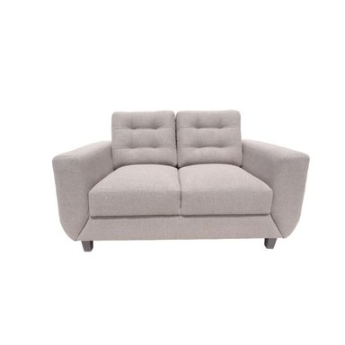 SOFA LINEA UNO MUEBLES PAULA 2 CUERPOS BEIGE