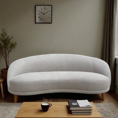 SOFÁ LÍNEA UNO MUEBLES CURVO XI 3 CUERPOS