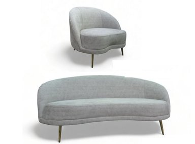 JUEGO SALA LÍNEA UNO MUEBLES CURVO XI 3-1 CUERPOS