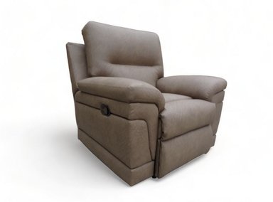 RECLINABLE LINEA UNO MUEBLES MADERA TORNILLO CAPUCCINO BOSTON - 3