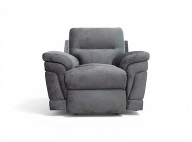 RECLINABLE LINEA UNO MUEBLES MADERA TORNILLO GRIS OSCURO BOSTON PLOMO - 3