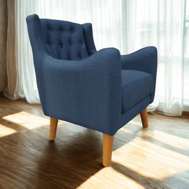 BUTACA SILLON LINEA UNO VINTANGE AZUL