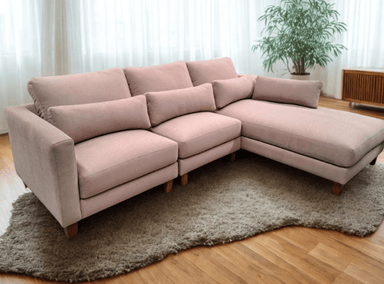 SECCIONAL LINEA UNO LONDRES 2 PIEZAS BEIGE