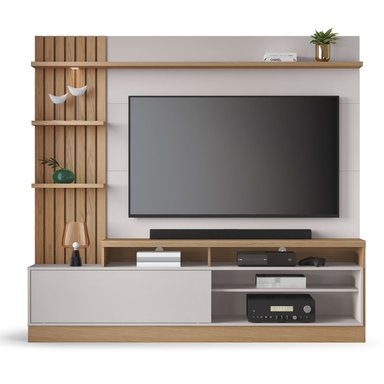 CENTRO DE ENTRETENIMIENTO PAZART MUEBLES SPLIT PANEL OFF WHITE