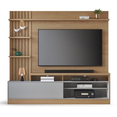 CENTRO DE ENTRETENIMIENTO PAZART MUEBLES SPLIT PANEL FREIJO - 1