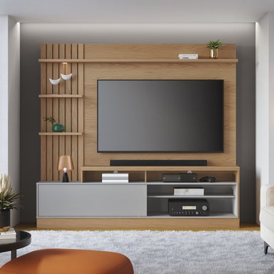 CENTRO DE ENTRETENIMIENTO PAZART MUEBLES SPLIT PANEL FREIJO - 2
