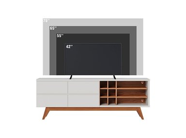 MESA DE TV PAZART MUEBLES - COLIBRI VENECIA OFF WHITE - 2