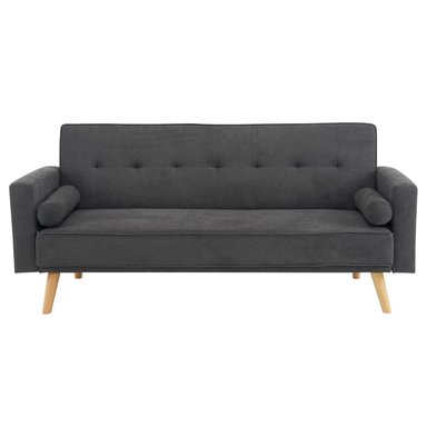 SOFÁ CAMA PAZART MUEBLES LUCIE GRAFITO FUTÓN