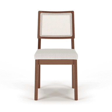 PACK DE 2 SILLAS DE COMEDOR RATTAN SAO PAULO LINO BEIGE