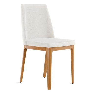 PACK 2 SILLAS DE COMEDOR MADERA CITY BOUCLÉ BEIGE