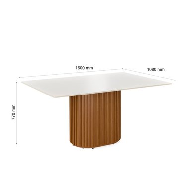 COMEDOR 6 SILLAS LIVING 1.6 VIDRIO CITY BOUCLE GRIS - 2