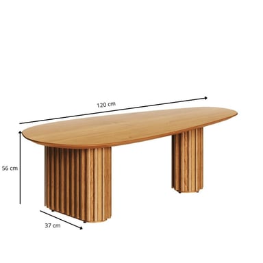MESA DE CENTRO LIVING ORGANIC 1.2 NATURE - 3