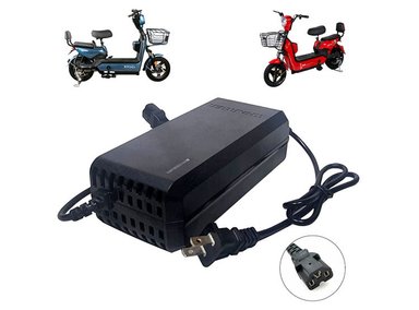 CARGADOR PARA BICICLETA ELÉCTRICA ADVANTECH 48V12AH CARGADOR PARA BICIMOTO ELÉCTRICA DE 48V 12AH CON BATERÍA PLOMO ACIDO