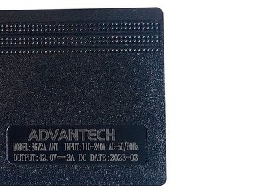 CARGADOR ADVANTECH 36V2A DE 42V 2A PARA HOVERBOARD SMART BALANCE BATERIA DE LITIO DE 36V - 5