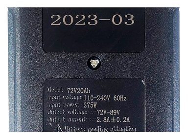 CARGADOR ADVANTECH 72V20AH 72V 20AH PARA MOTO ELÉCTRICA CON BATERÍA PLOMO ACIDO - 5